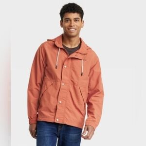Men's Elevated Rain Jacket - Goodfellow & Co™ Orange XXL